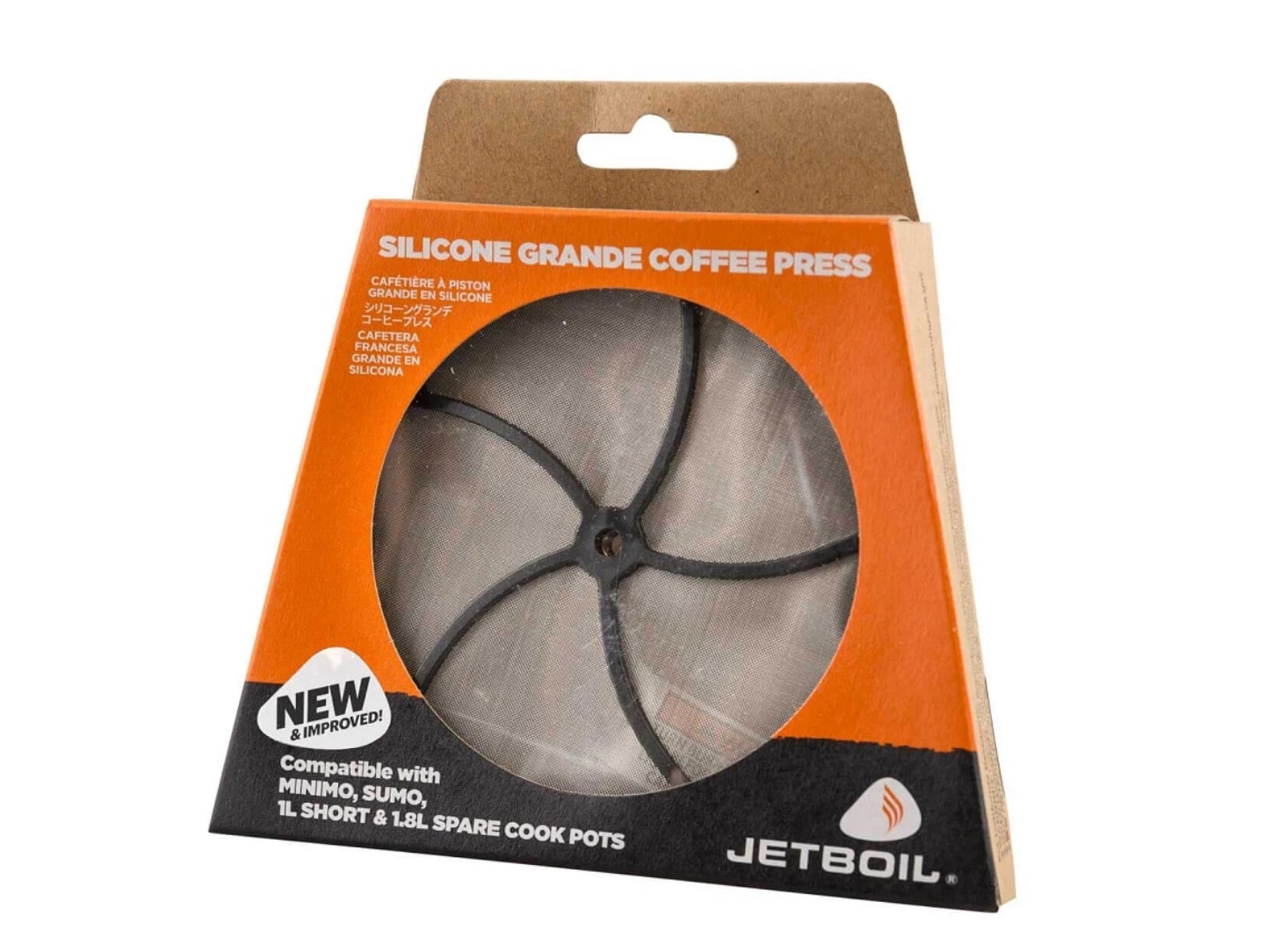 Jetboil Coffee Press Silicone Grande Kahviprässi - Black
