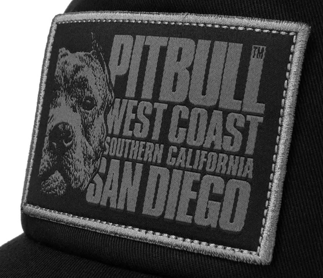 Pitbull Snapback Trucker Blood Dog lippis - Black