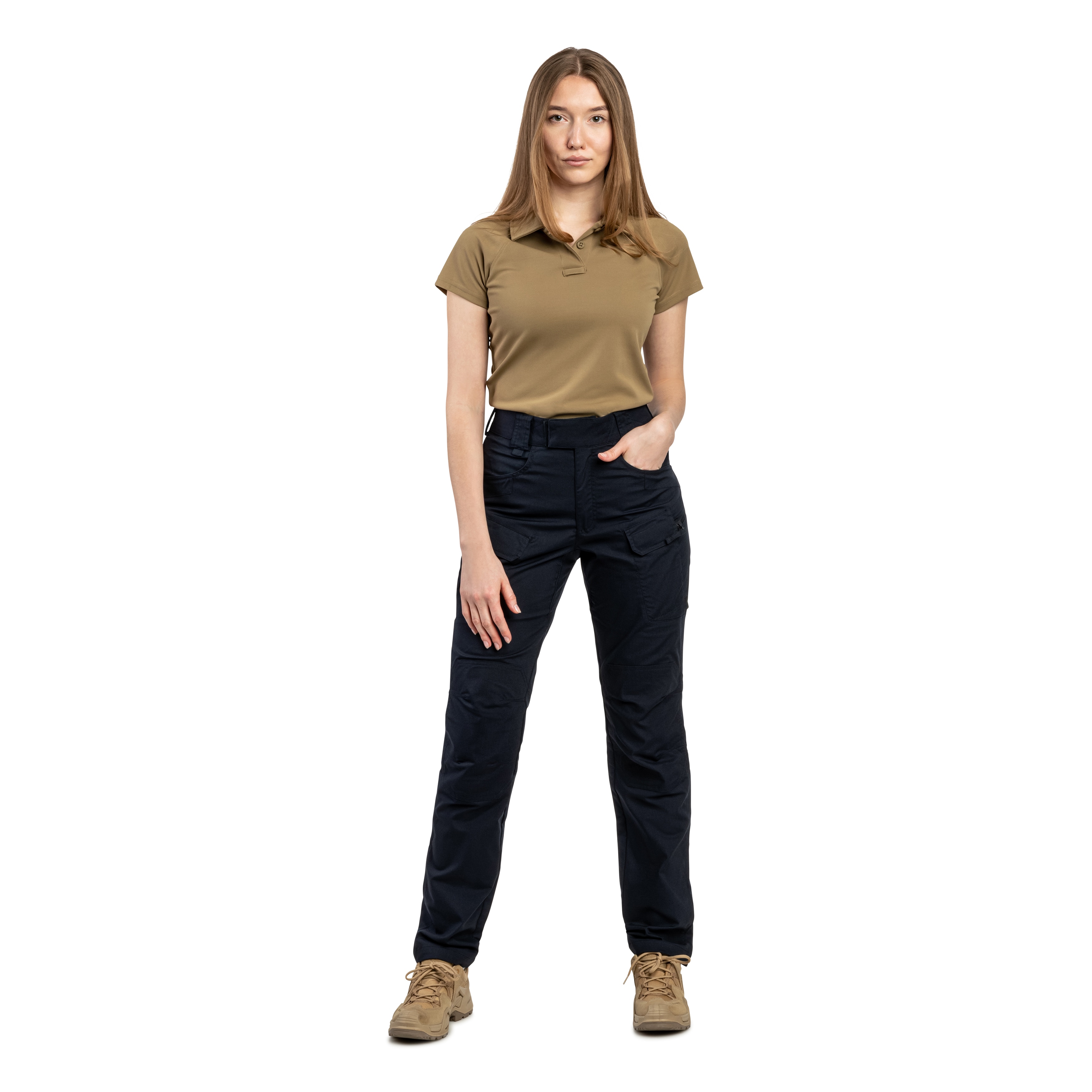 Helikon-Tex UTP PolyCotton Stretch Rip-Stop Naisten Housut - Navy Blue