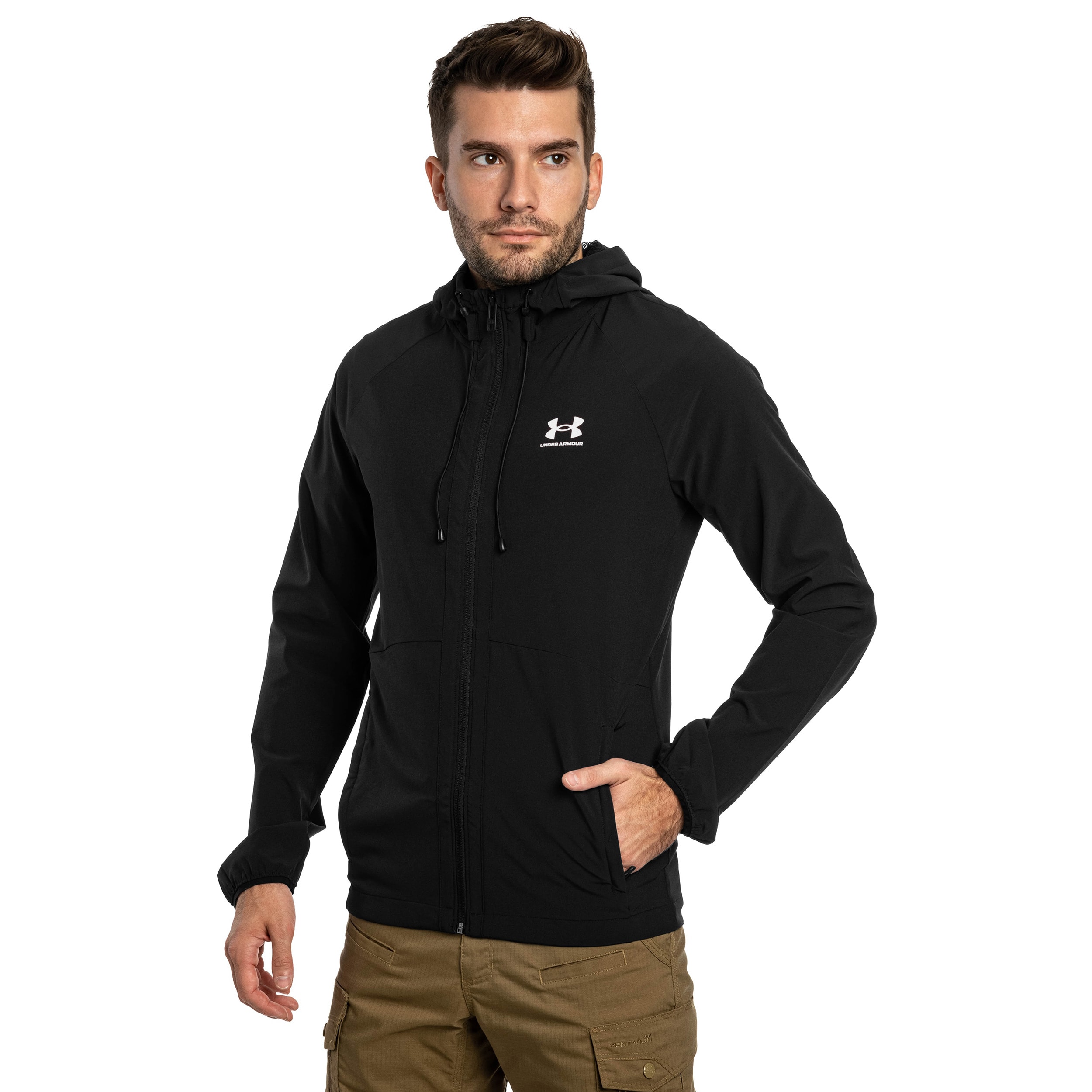 Under Armour UA Stretch Woven Takki - Black/White