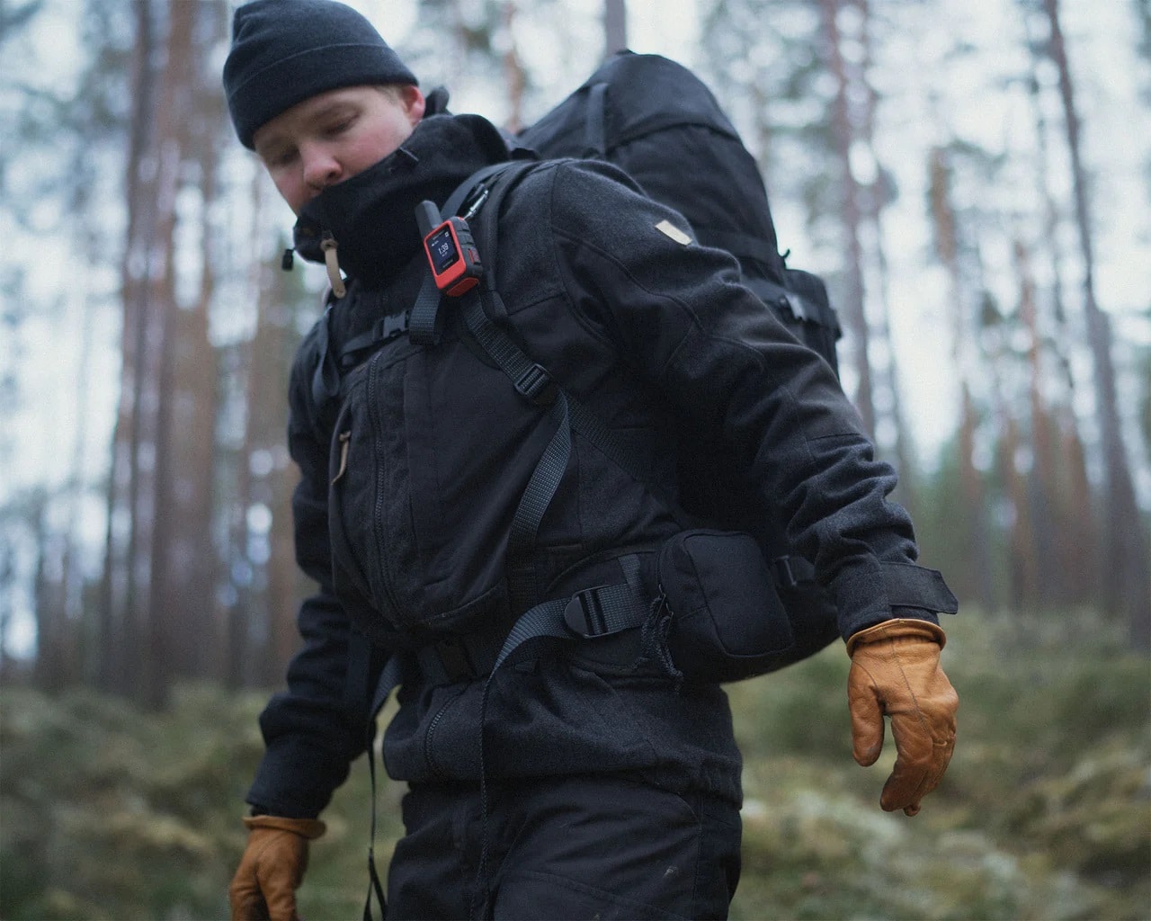 Savotta Zipped GP Pouch 2x2 Tasku - Black