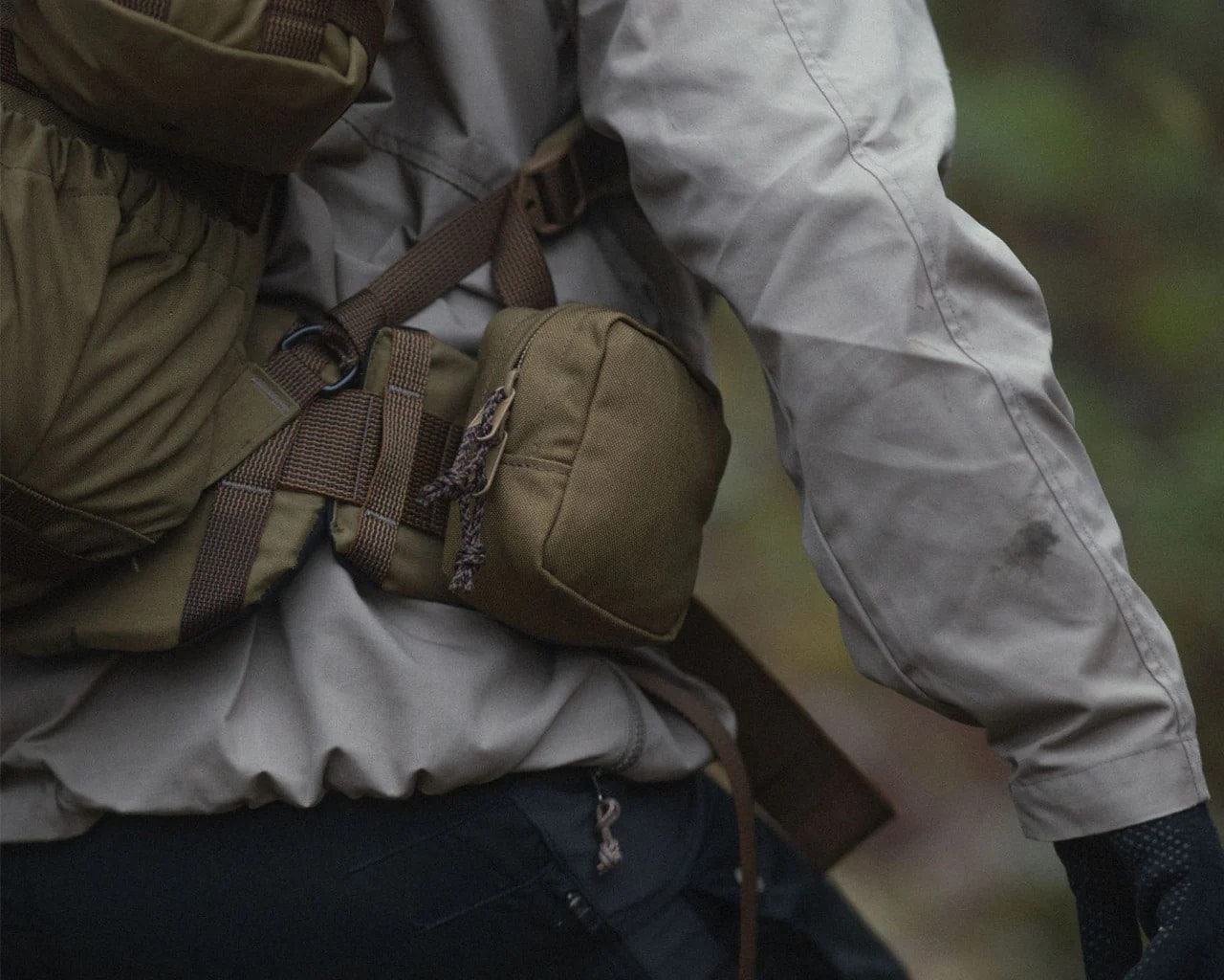 Savotta Zipped GP Pouch 2x2 Tasku - Brown