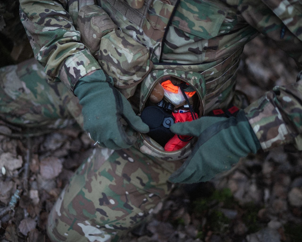 Savotta Zipped GP Pouch 3x3 Tasku - MultiCam