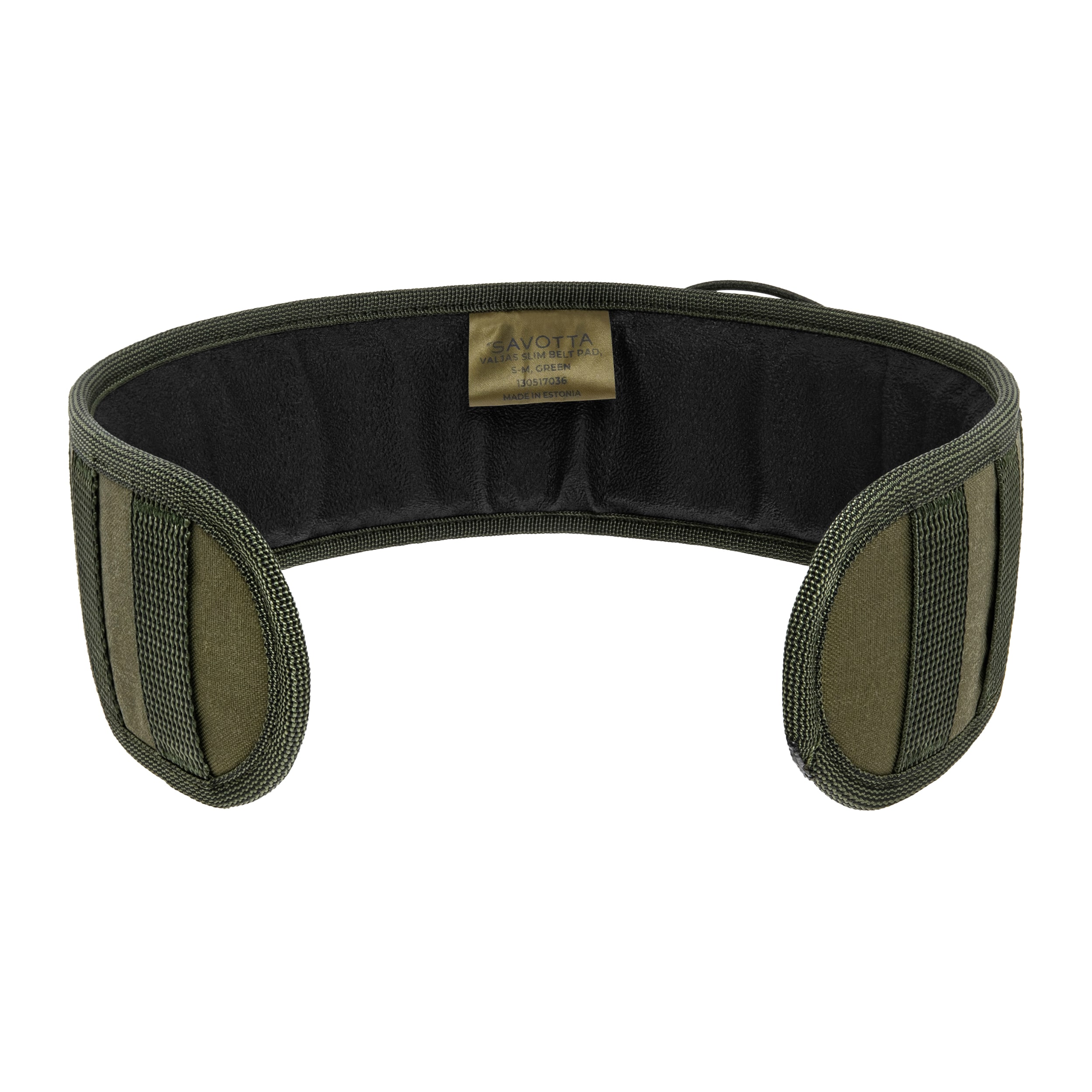 Savotta Valjas Slim Belt Pad Modulaarinen Suojapehmuste - Green