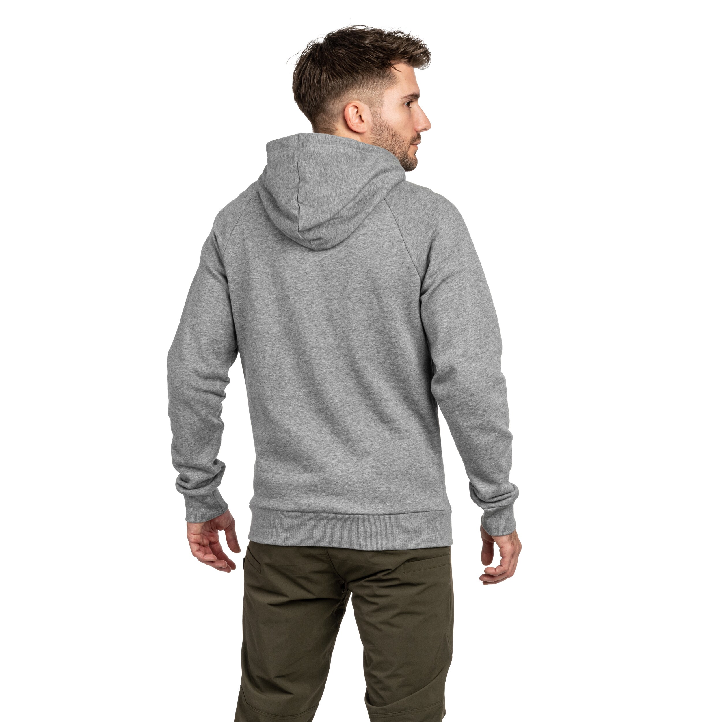 Under Armour Rival Fleece Collegepaita - Castlerock Light Heather/White