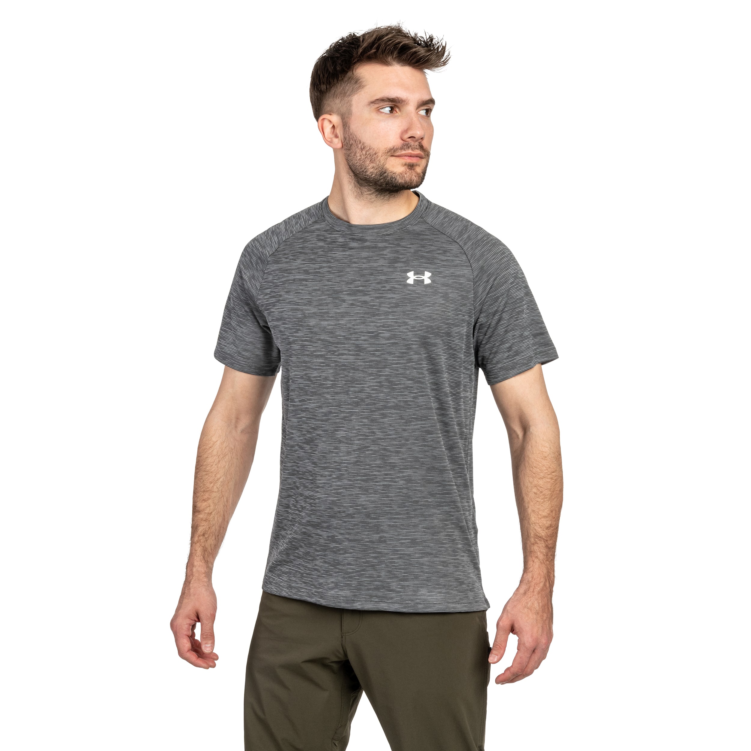 Under Armour UA Tech Textured T-paita - Grey