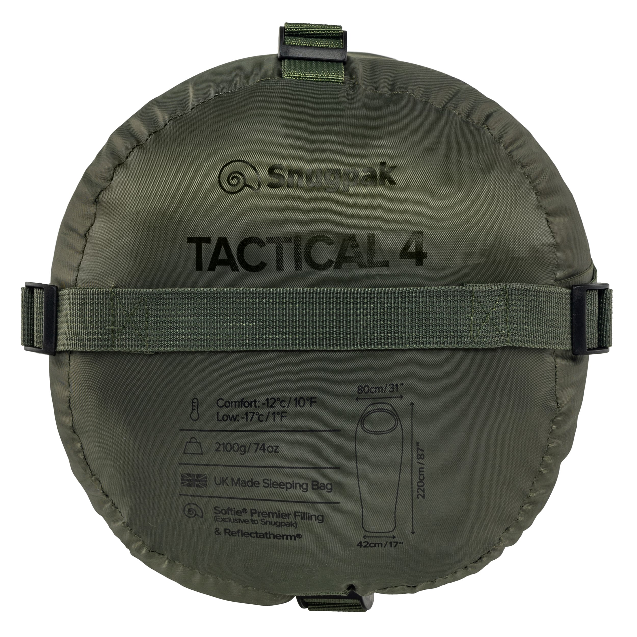 Snugpak Tactical 4 Makuupussi - vasen - Olive