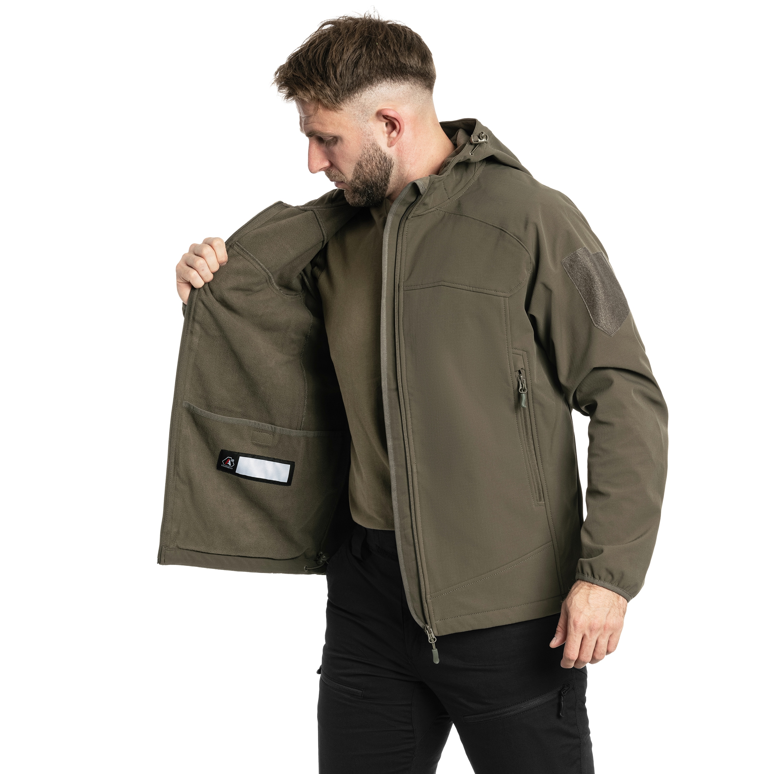 A10 Equipment Softshell Instructor Takki - Olive Green