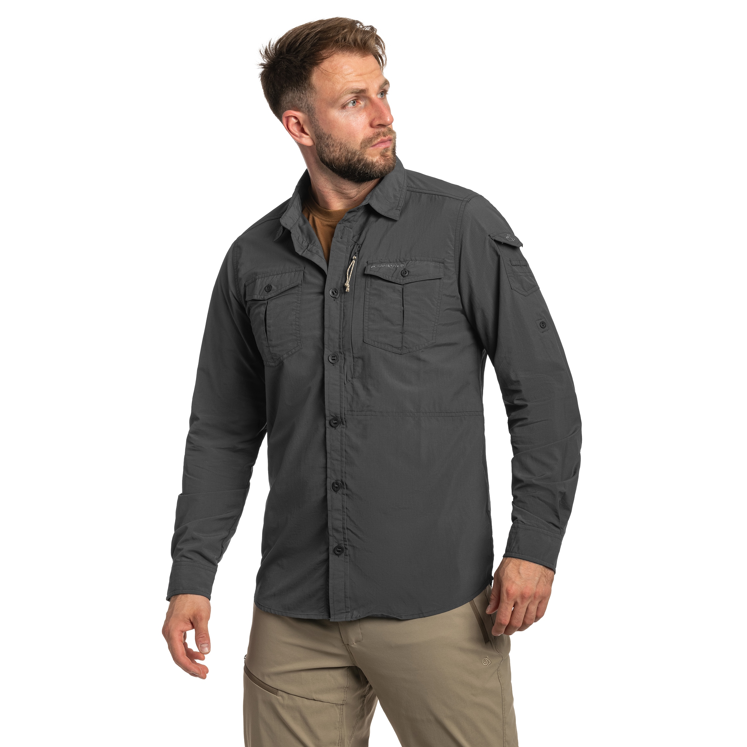 Craghoppers NosiLife Adventure III Paita - Black Pepper