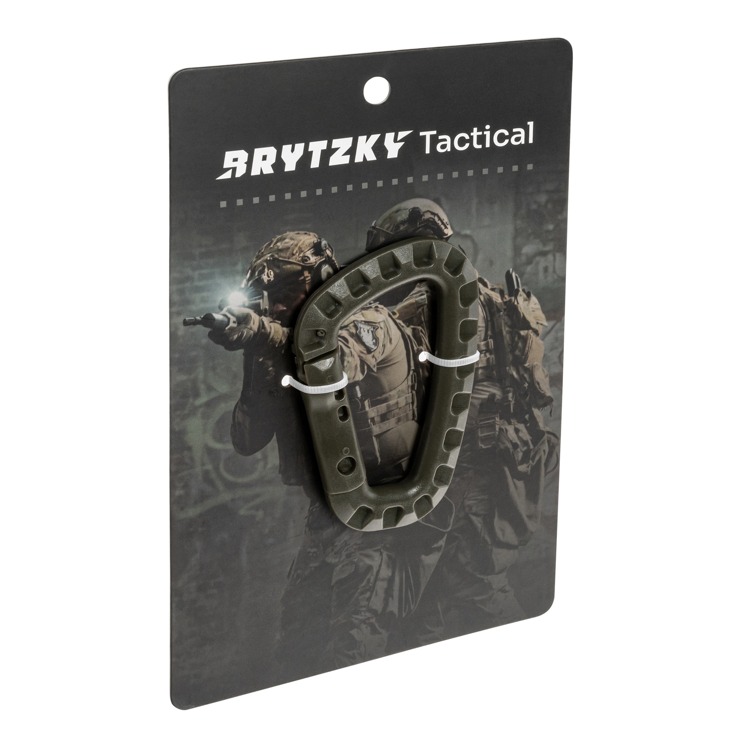 Brytzky Tactical GripLock 2 Karabiini - 6 kpl - Olive
