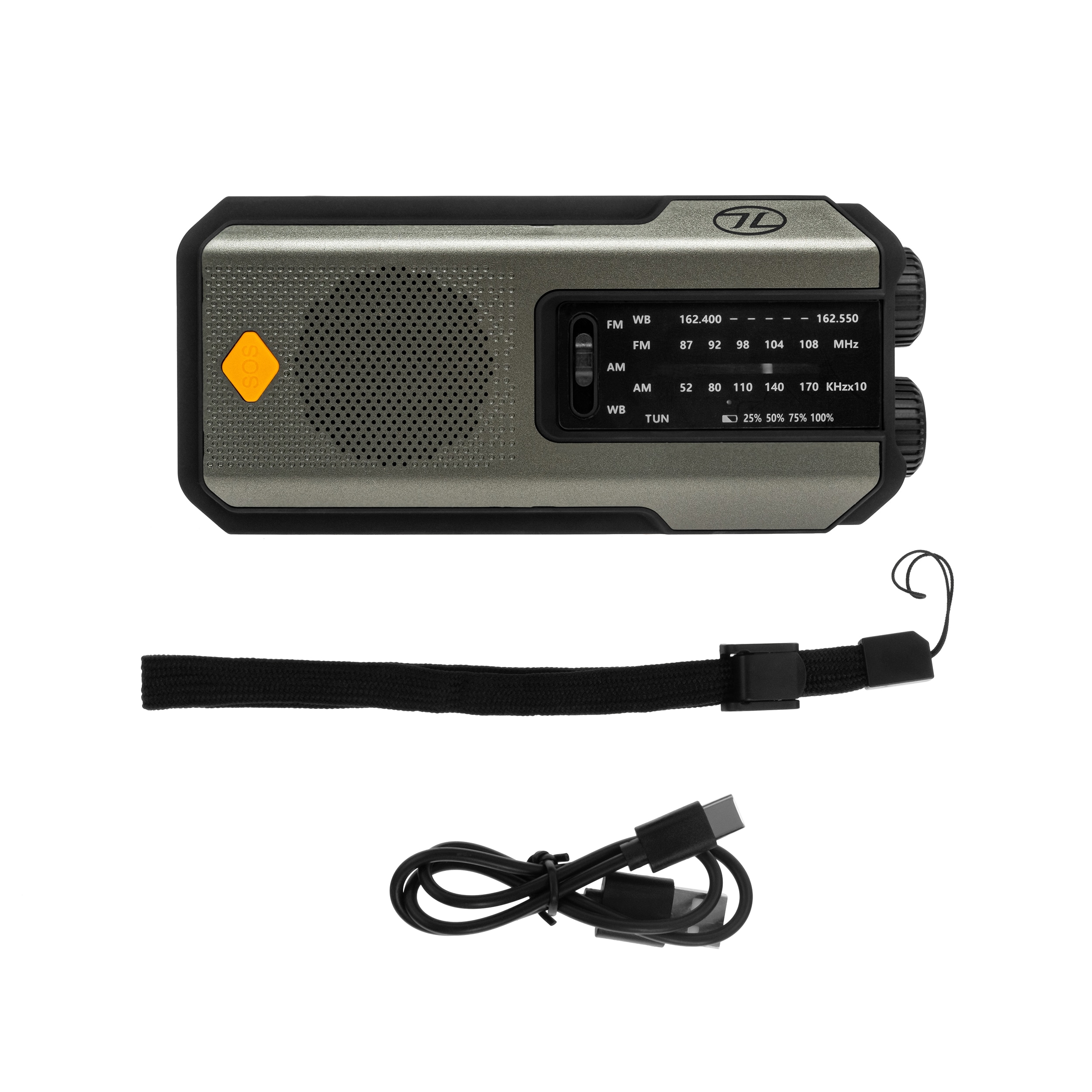 Highlander Outdoor Universal Survival Emergency Hub Hätätilaradio
