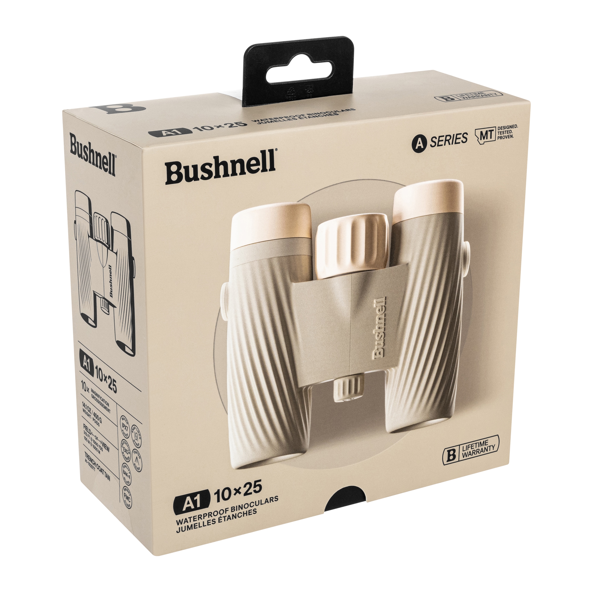 Bushnell A1 Compact 10x25 Kiikarit - Trench Tan