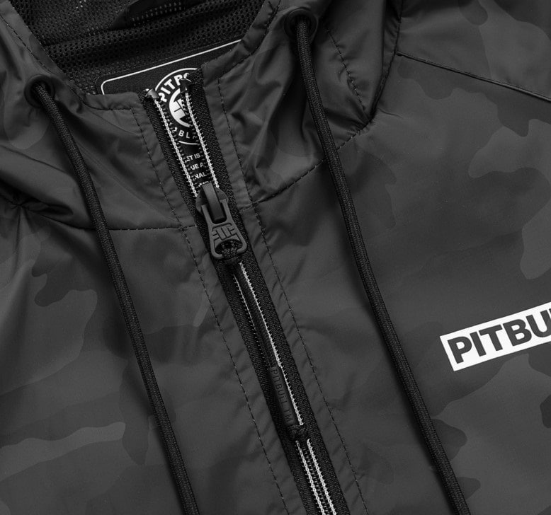 Pitbull Athletic Logo II Hooded Takki - Black Camo