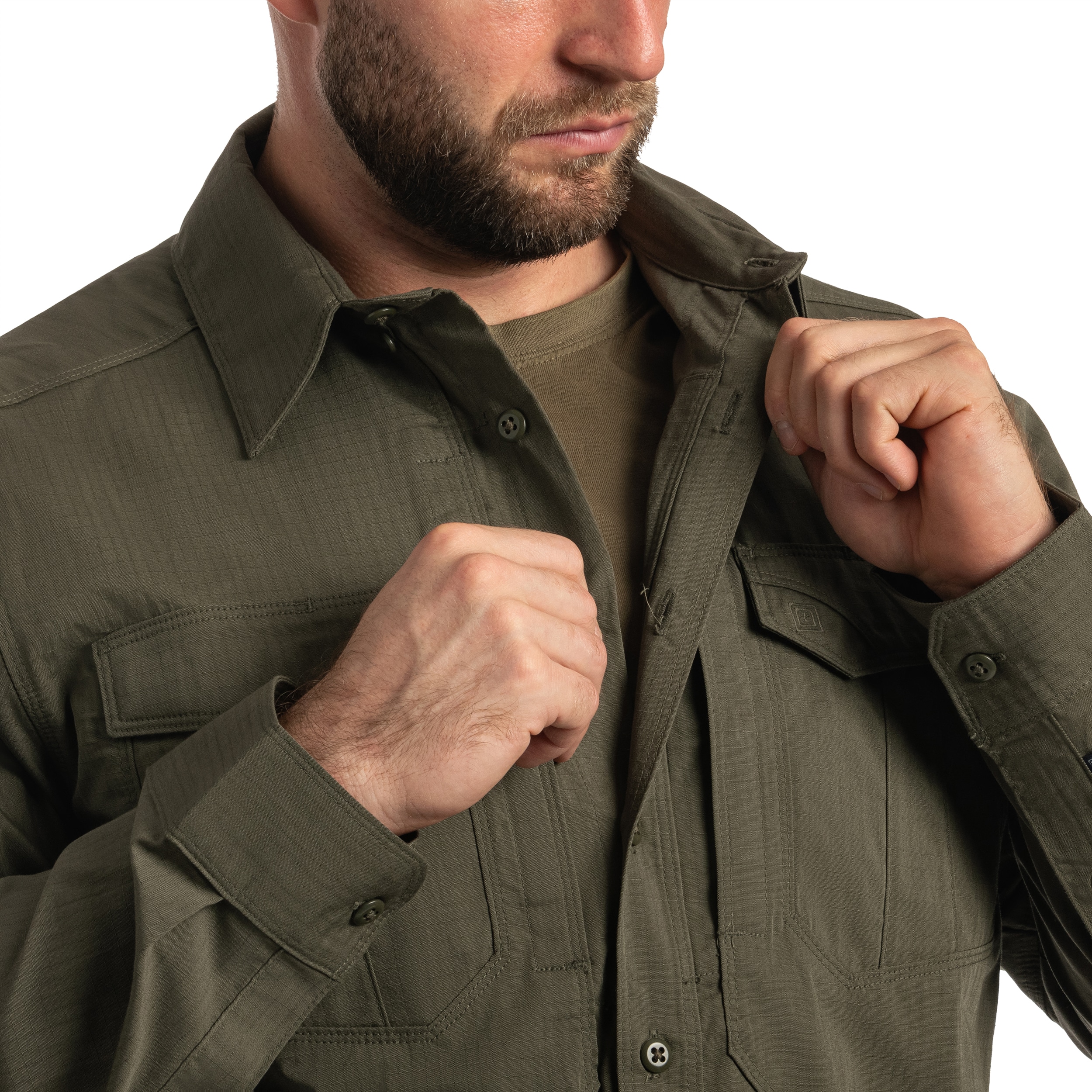 5.11 Stryke Long Sleeve Shirt paita - Ranger Green