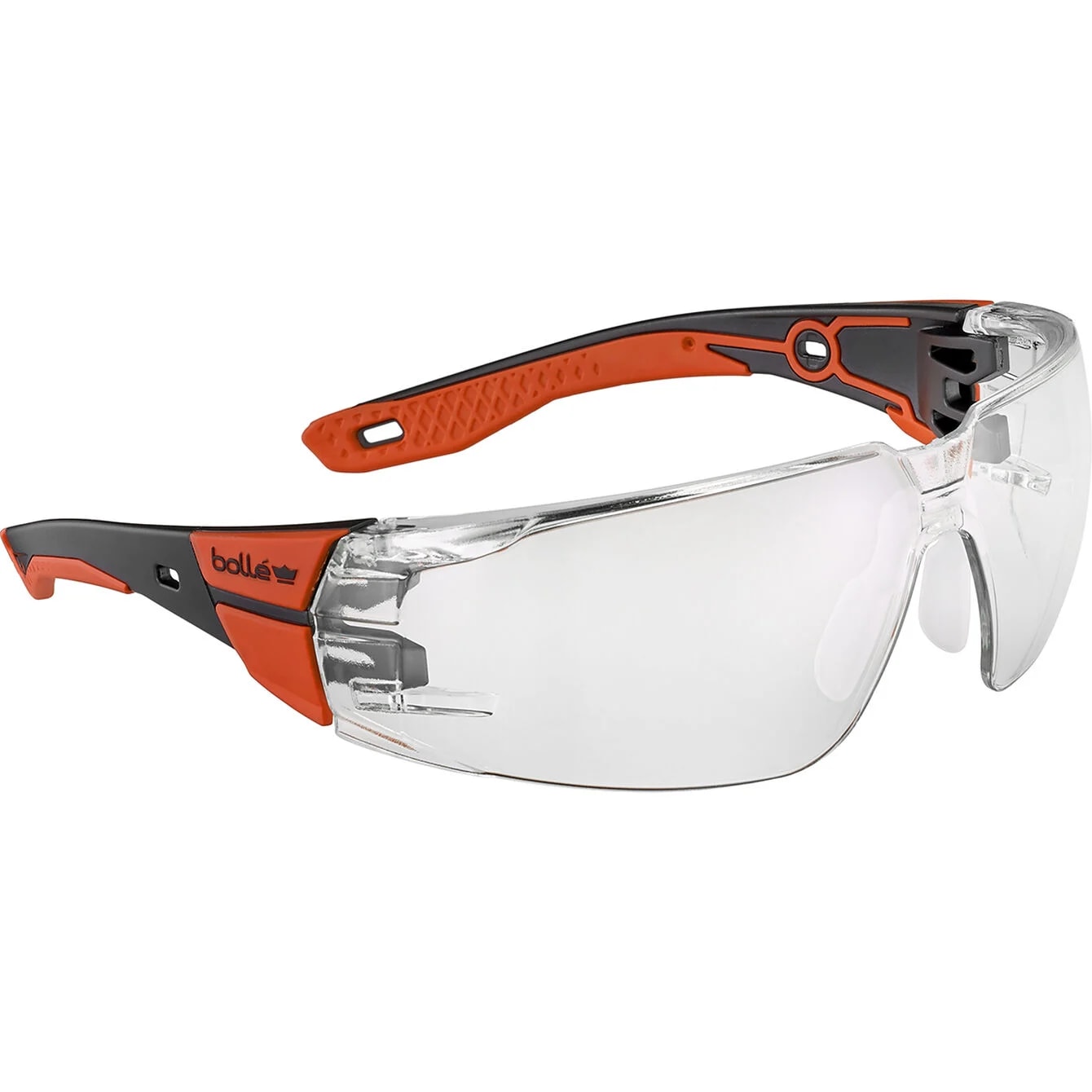 Bolle Rush+ 2.0 Medium/Large Taktiset Suojalasit - Red/Clear