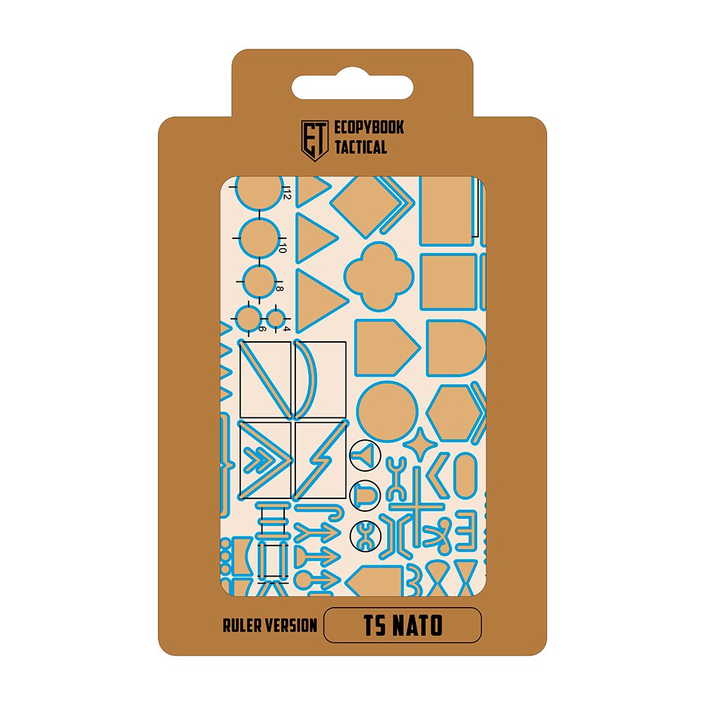 M-Tac Ecopybook Tactical ruler TS NATO Viivoitin - Blue