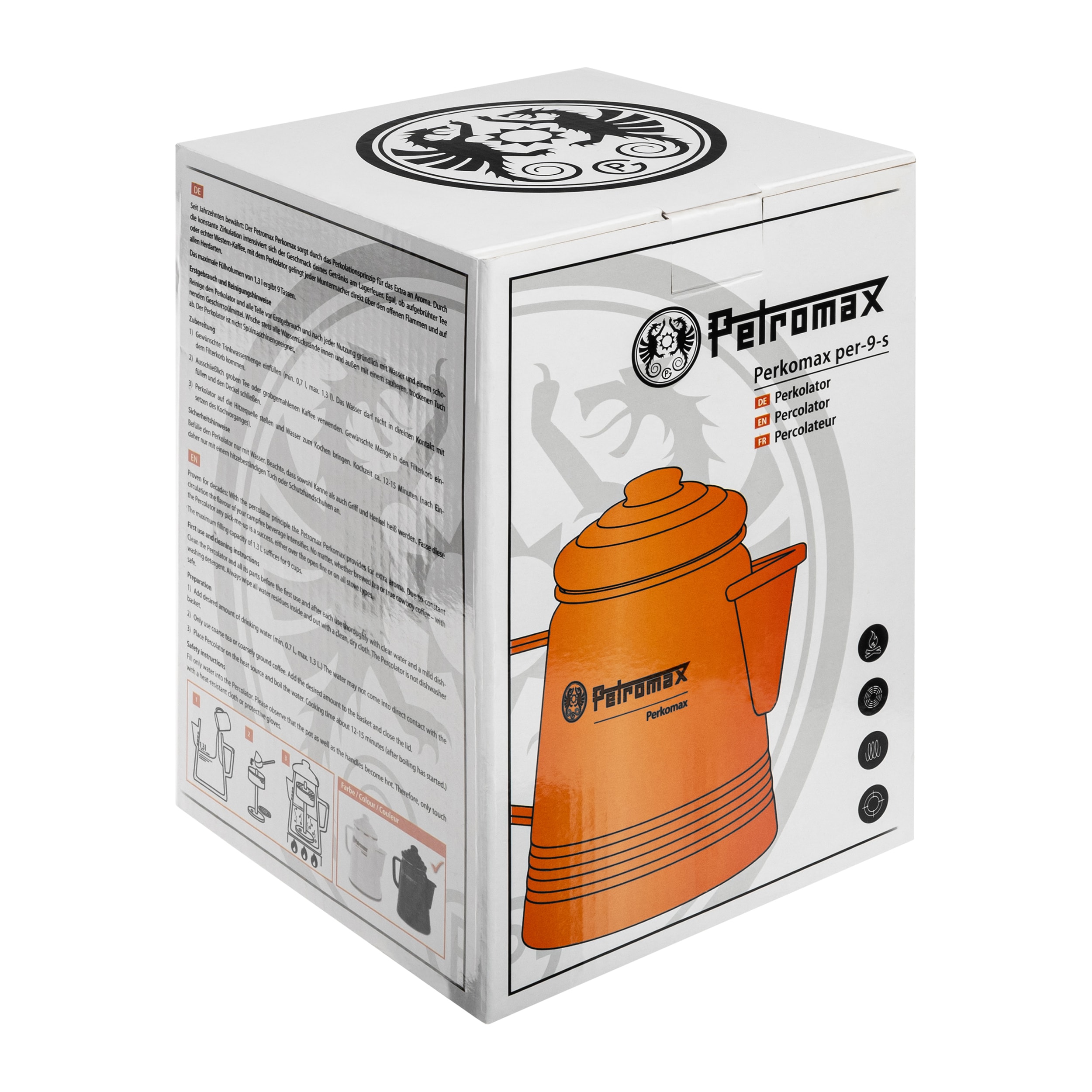 Petromax Percolator Kahvipannu 1,3 l - Black
