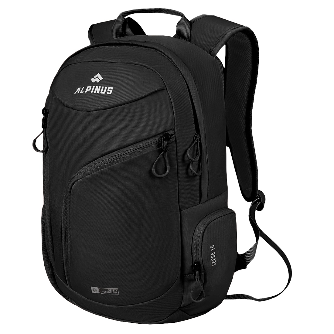 Alpinus Lecco 15 l Reppu - Musta
