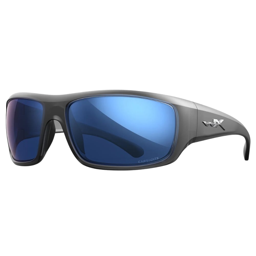 Wiley X Omega Taktiset Silmälasit Captivate Polarized Blue Mirror/Matt Translucent Black