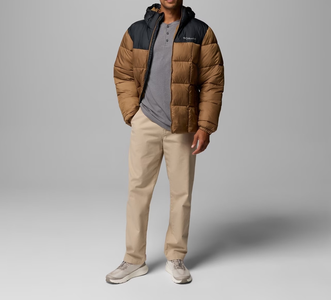 Columbia Puffect IV Hooded Puffer takki - Delta/Black