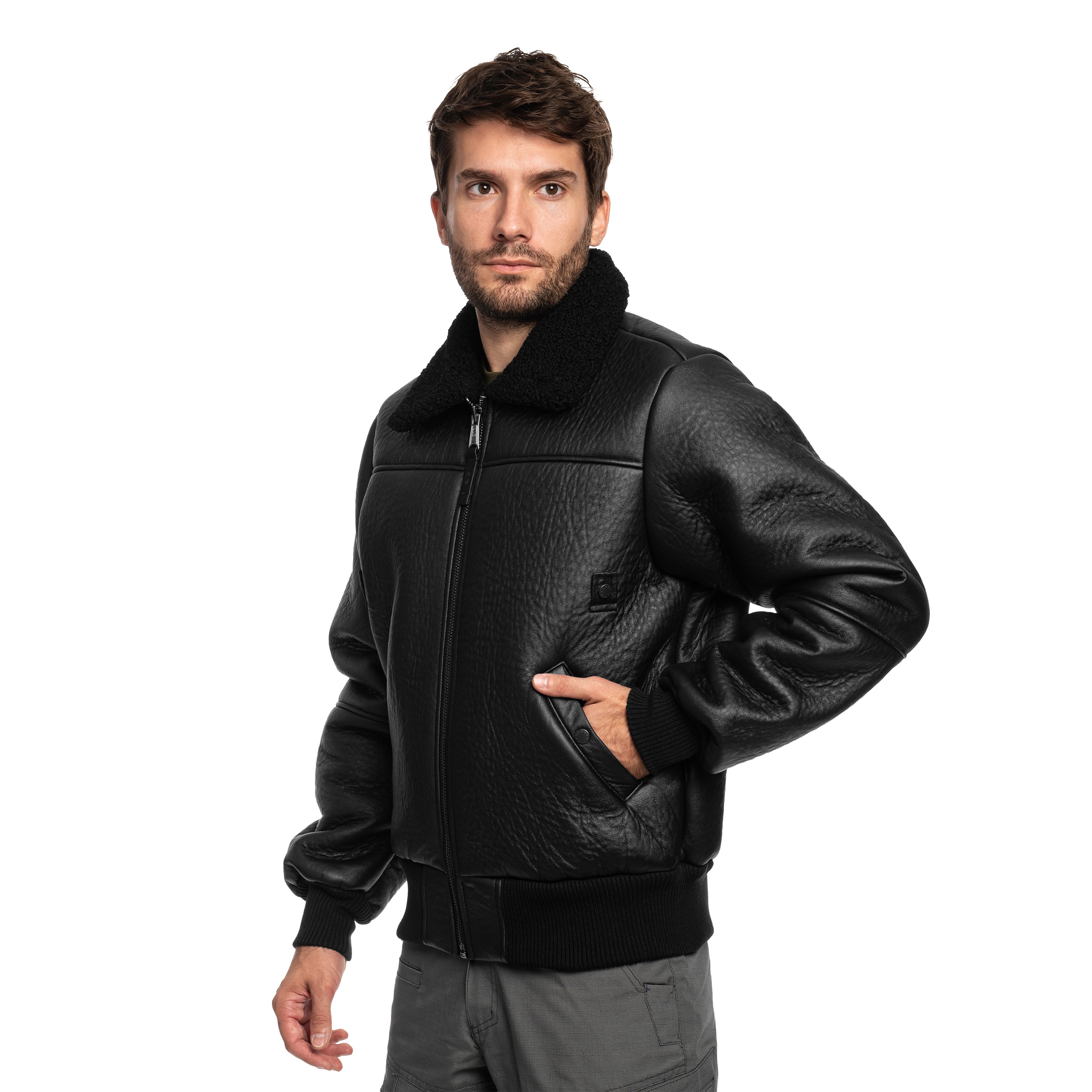 Alpha Industries B15 Modified takki - Black/Black
