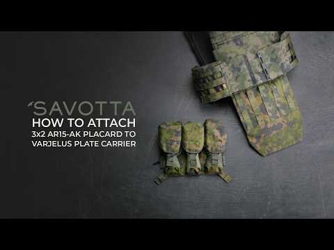 Savotta Varjelus 3x2 AR15-AK Placard lipaspaneeli - M05 Finnish Woodland Camo