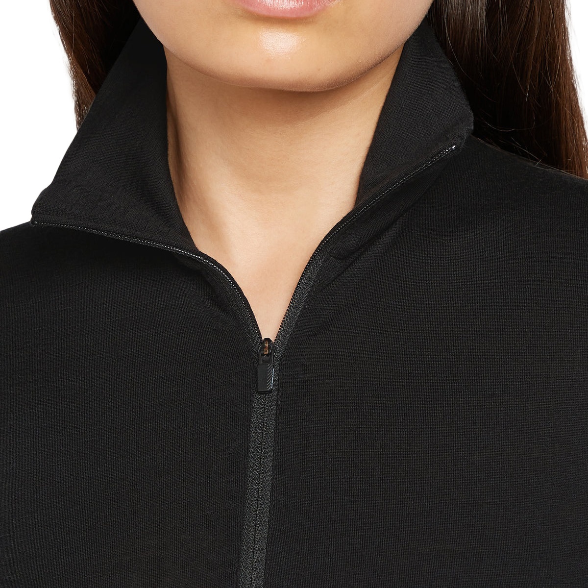 Icebreaker Merino 200 Oasis Half-Zip naisten lämpöpaita - Black