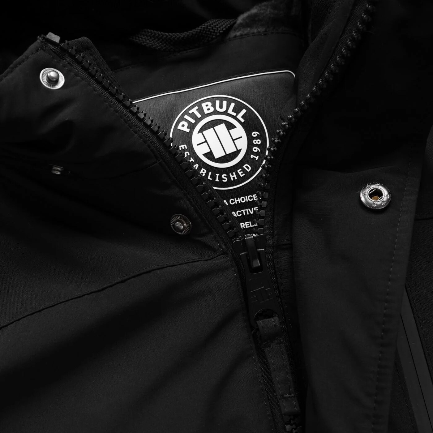 Pitbull Firethorn II Hooded takki - Black