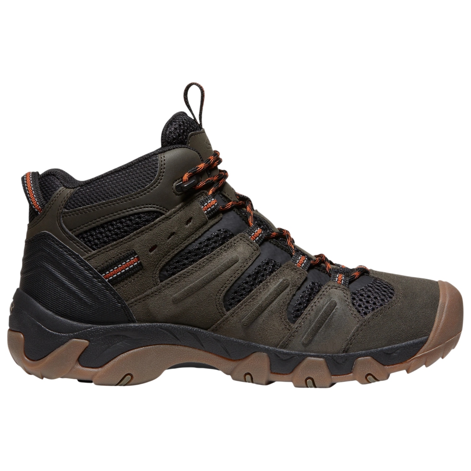 Keen Headout MID WP kengät - Olive/Fossil Orange