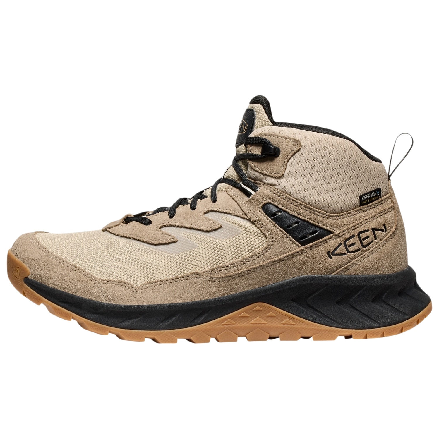 Keen Hightrail MID WP kengät - Brindle/Oak Buff