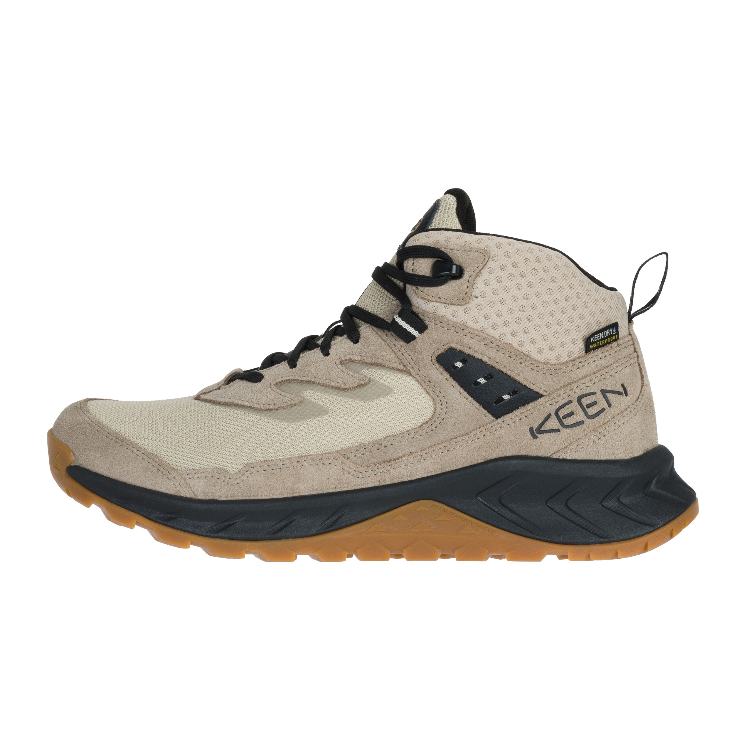 Keen Hightrail MID WP kengät - Brindle/Oak Buff