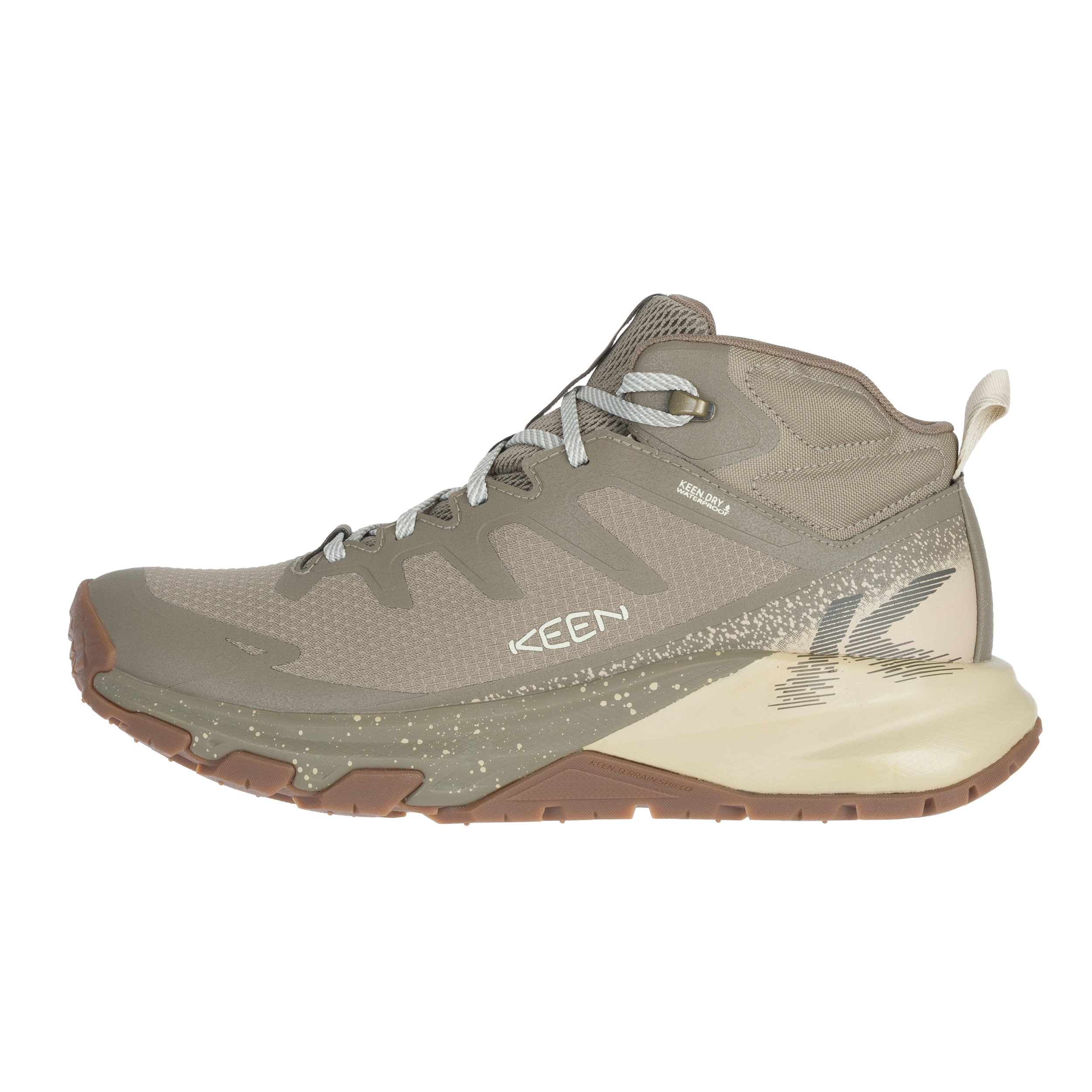 Keen Targhee Apex MID WP kengät - Brindle/Safari