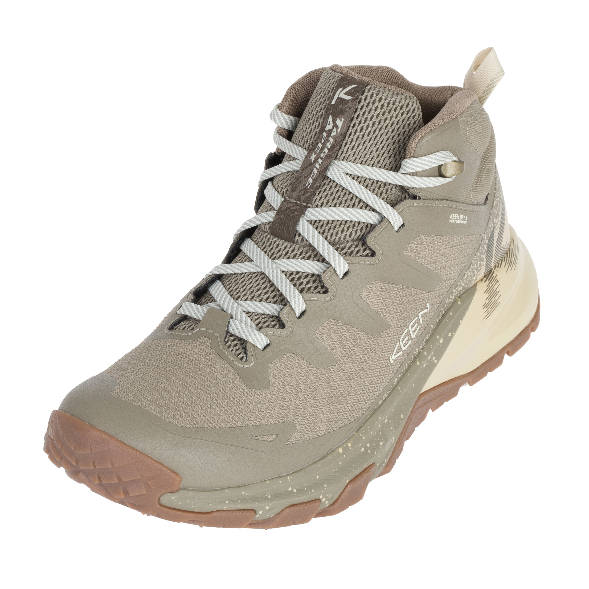 Keen Targhee Apex MID WP kengät - Brindle/Safari
