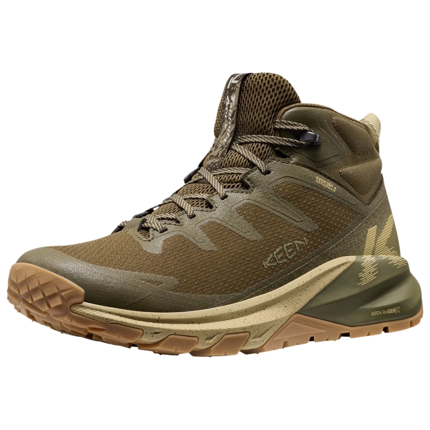 Keen Targhee Apex MID WP kengät - Dark Olive/Khaki