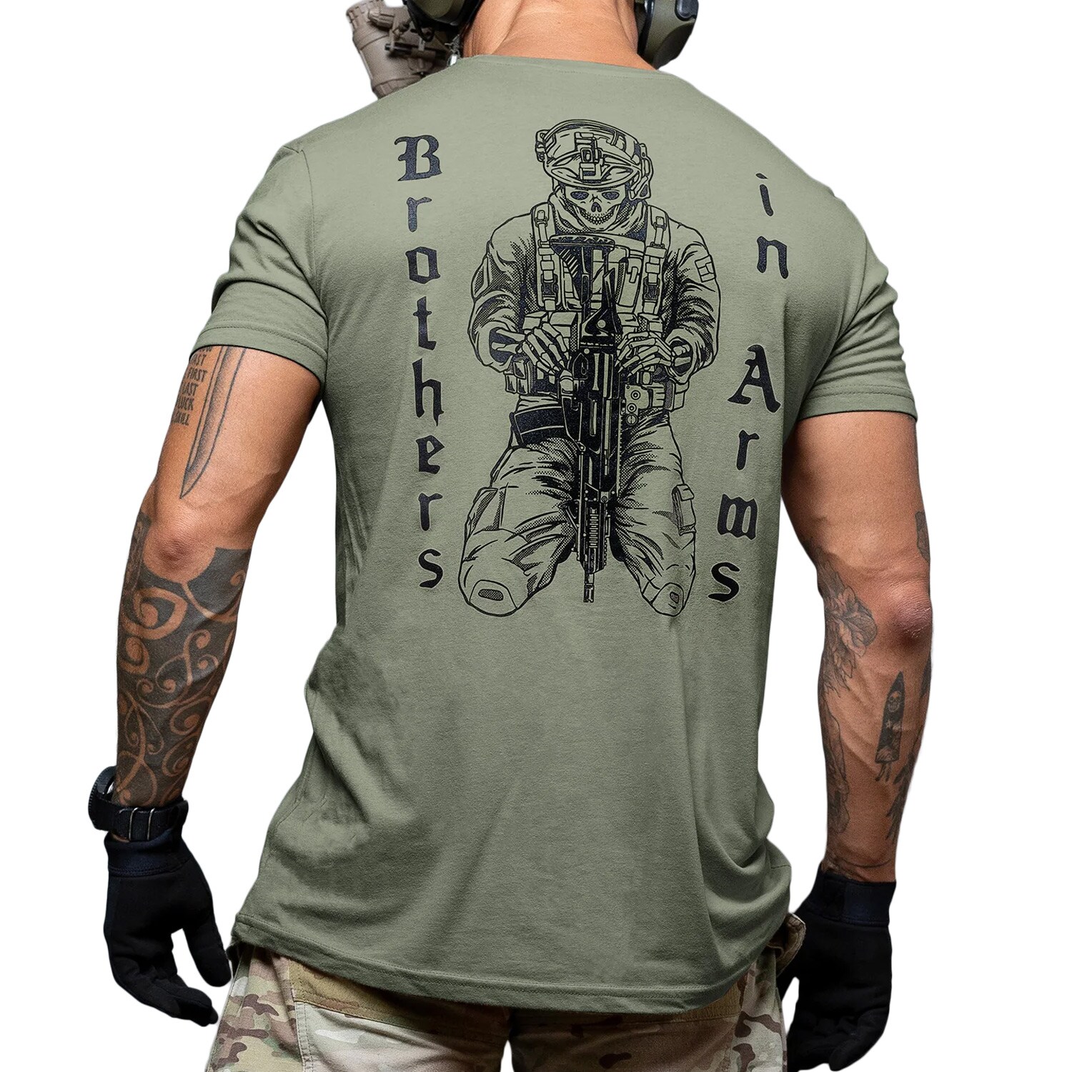 Brothers In Arms BIA T-paita - Olive