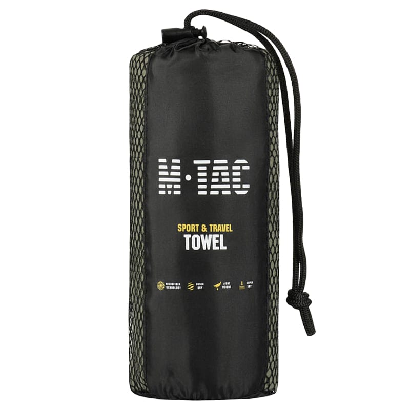 M-Tac nopeasti kuivuva pyyhe 120x60cm - Army Green
