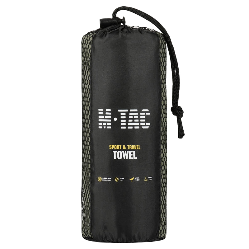 M-Tac nopeasti kuivuva pyyhe 150x75 cm - Army Green