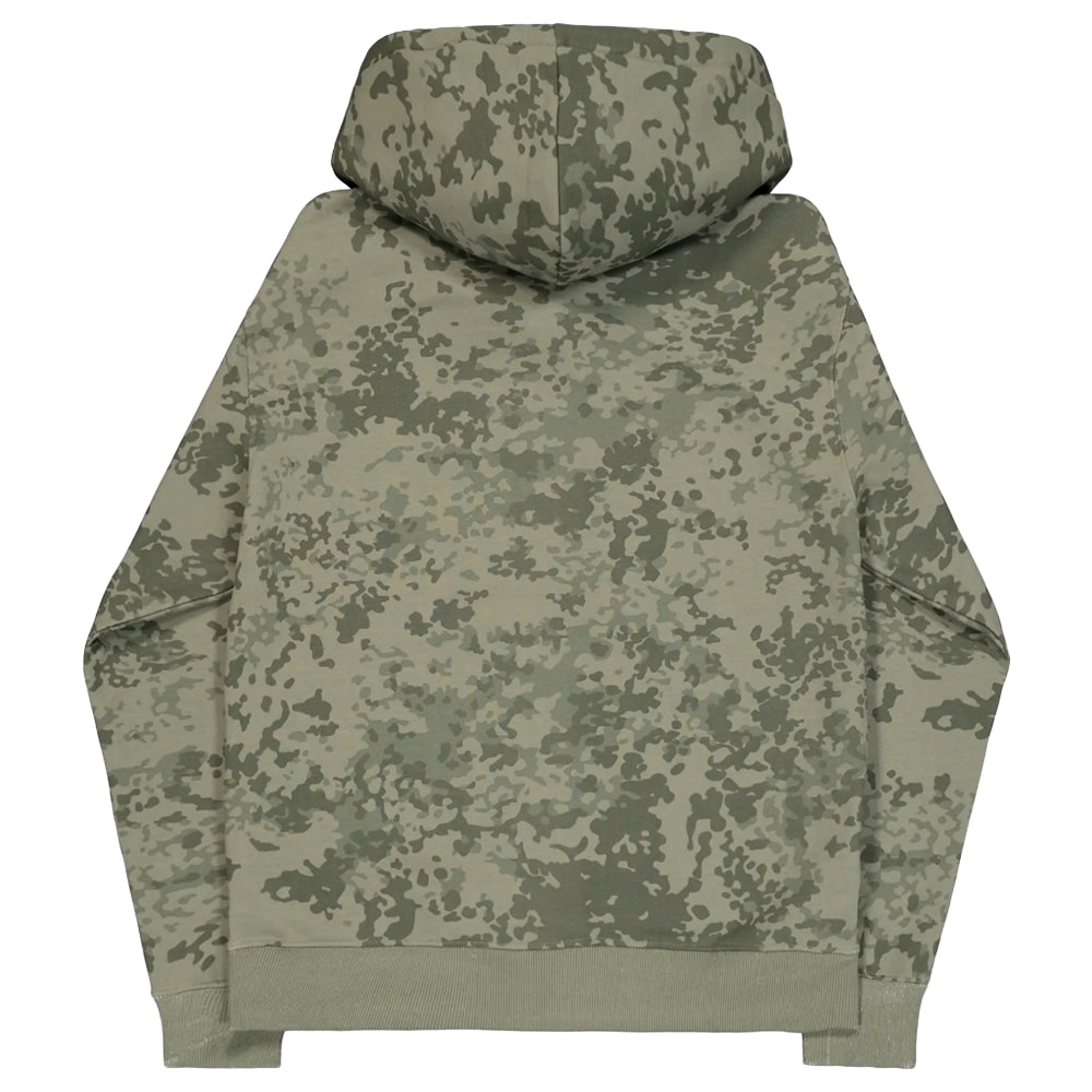 Alpha Industries Basic Big Logo Camo Hoodie huppari - Forest Camo