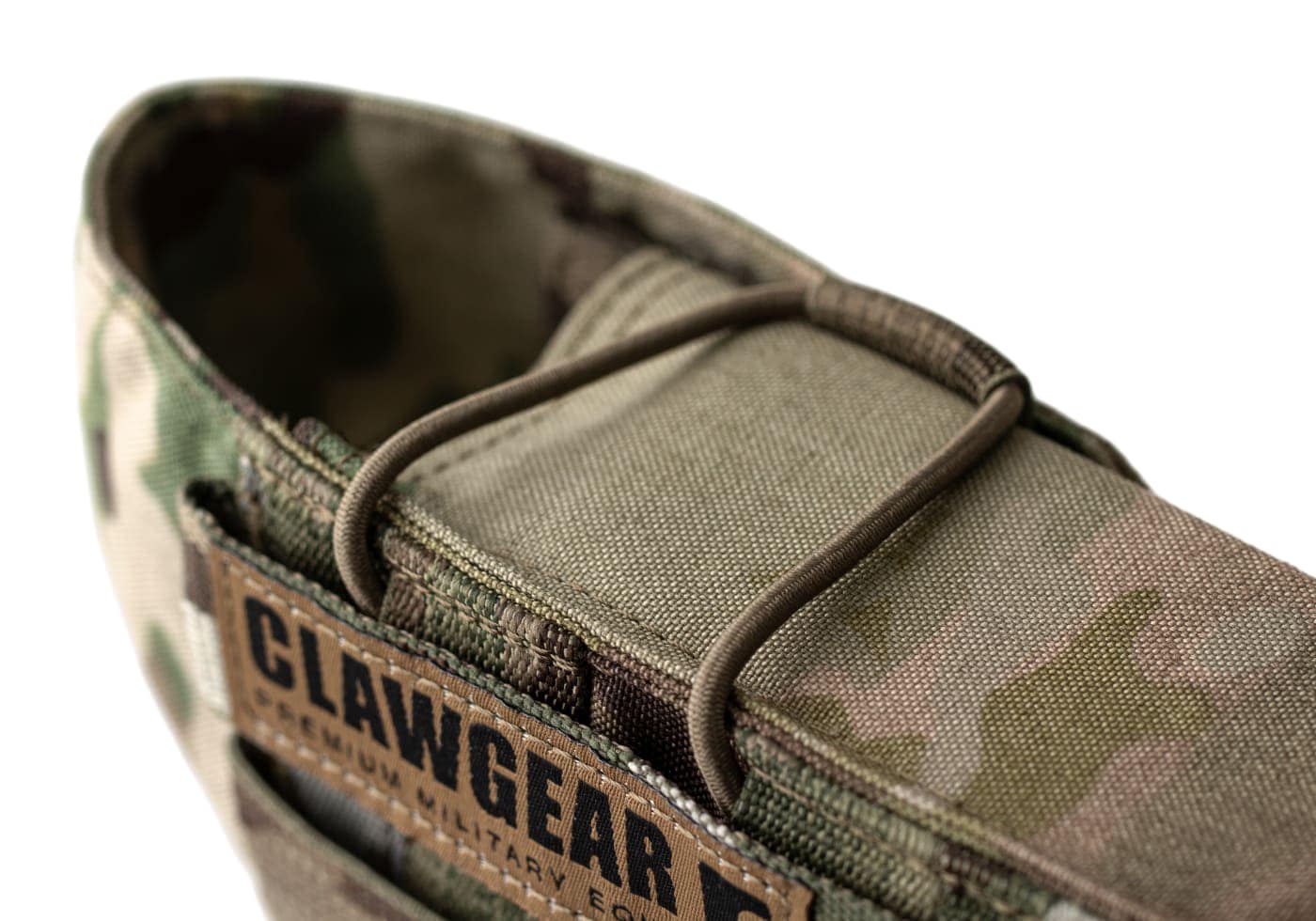 Clawgear 5,56 mm Mag Stack Single Flap Pouch Core kiväärin lippaille tarkoitettu lipastasku - MultiCam