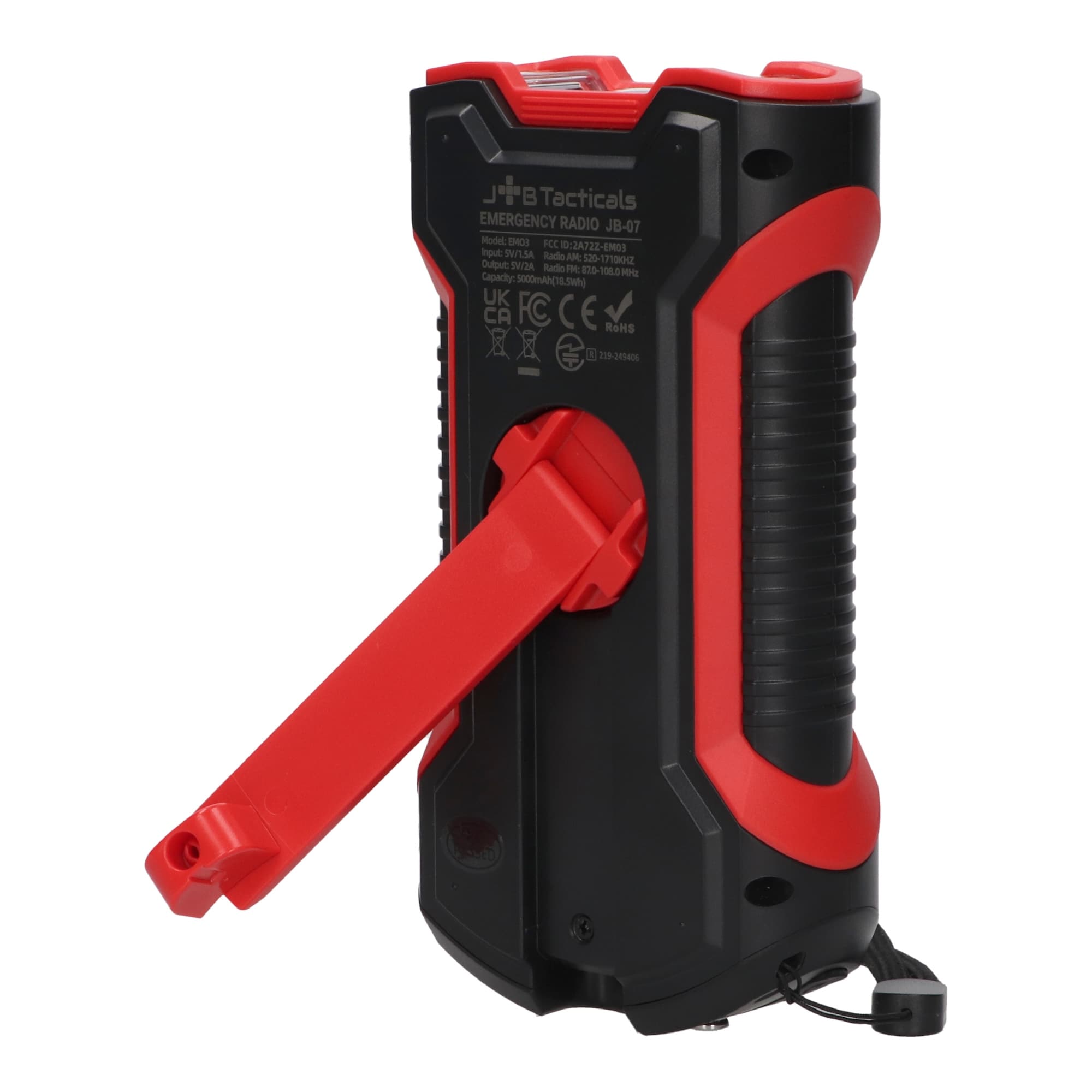 JB Tacticals JB-07 kelloradio - Red