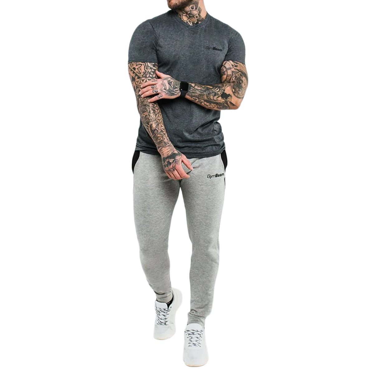GymBeam Basic T-paita - Dark Grey