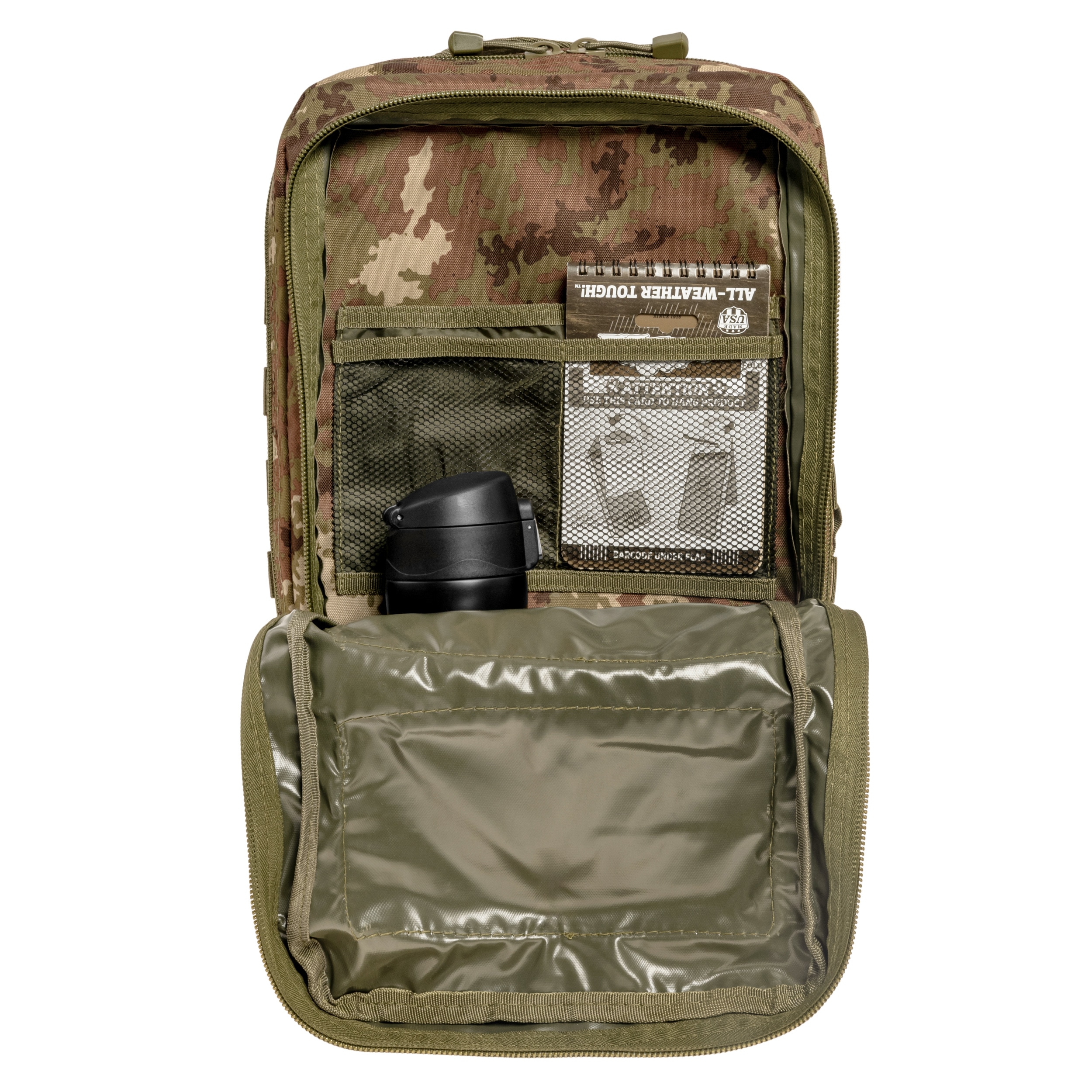 Mil-Tec Assault Pack Large 36 l Reppu - Vegetato