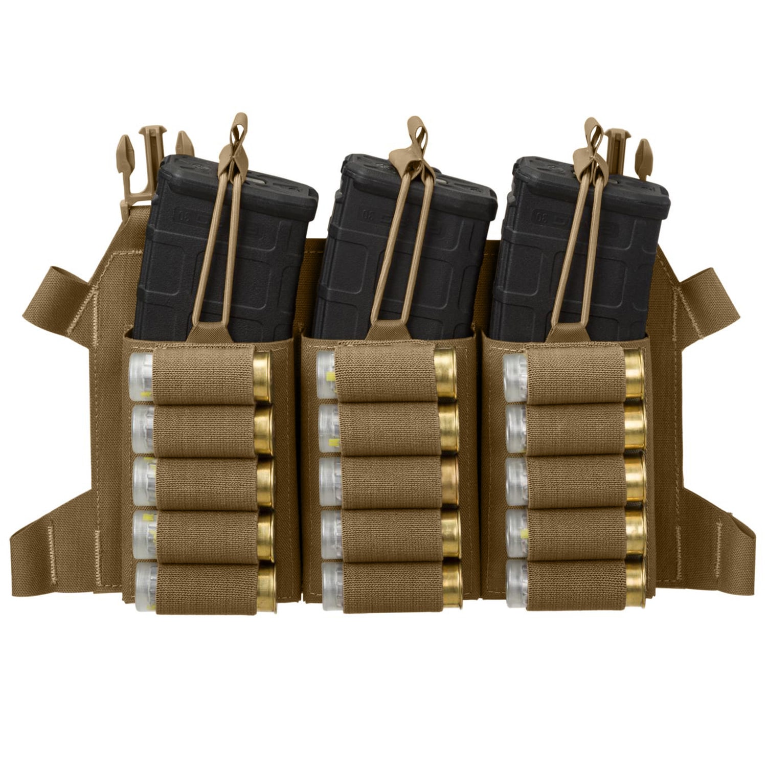Direct Action Skeletonized Shell Flap haulikon patruunapidike - Coyote Brown