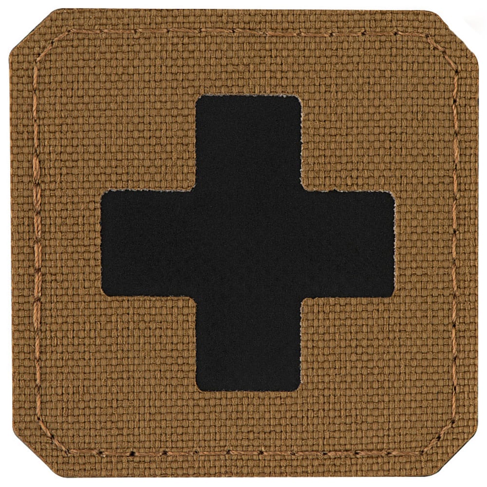 M-Tac Medic Cross Laser Cut Lääkäritunnusmerkki - Coyote/Black