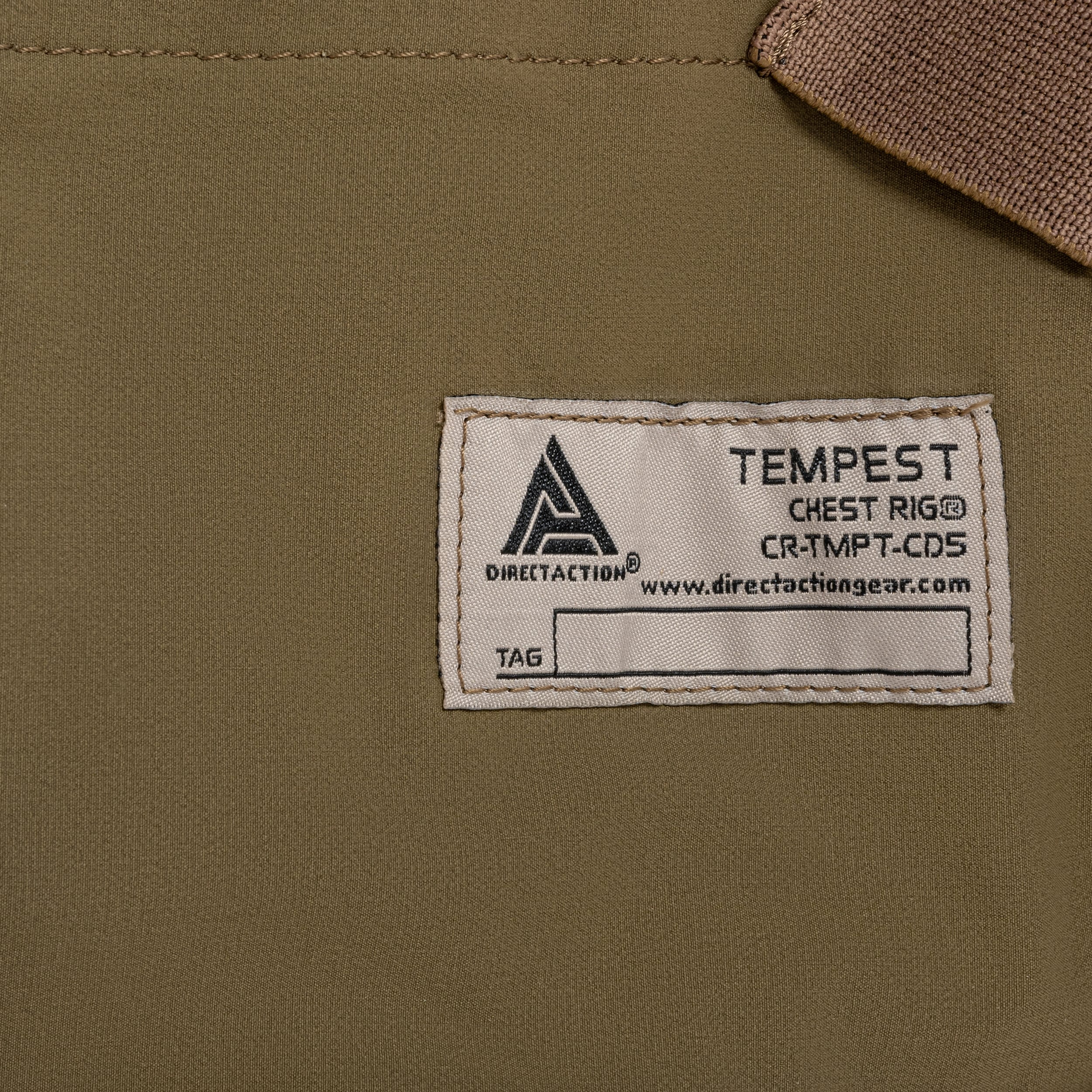 Direct Action Tempest Chest Rig taktinen liivi - Adaptive Green