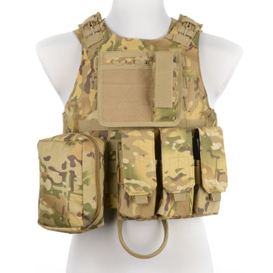 GFC Tactical FSBE Taktinen Liivi - Arid MC Camo
