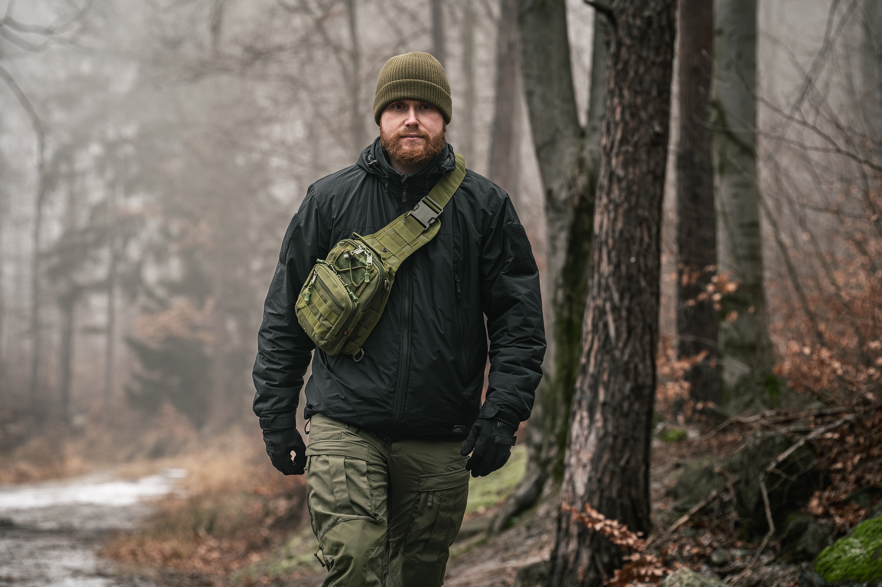 Badger Outdoor Sling Tactical Olkalaukku 10 l - Olive