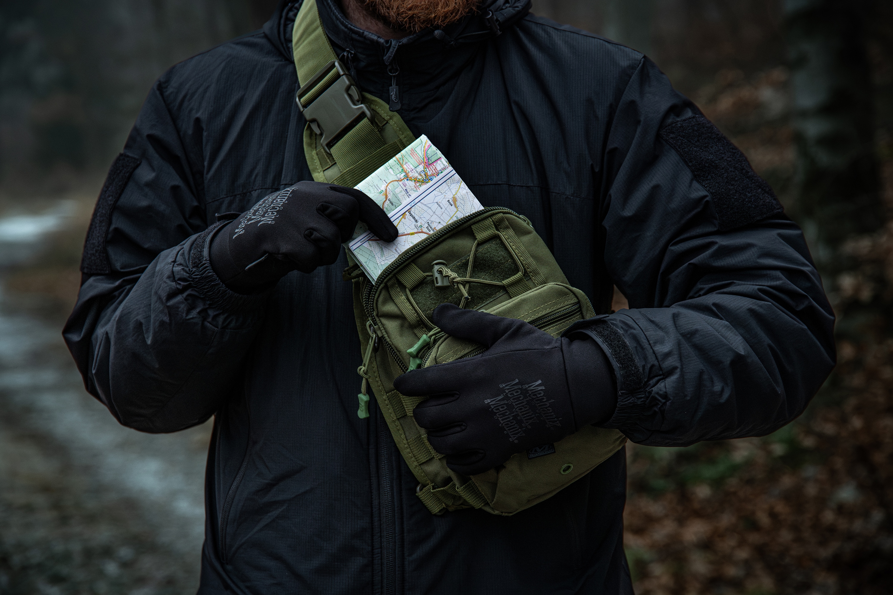 Badger Outdoor Sling Tactical Olkalaukku 10 l - Olive