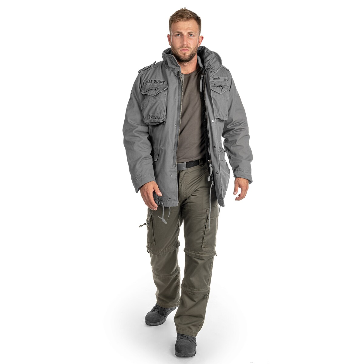 Brandit M65 Giant takki - Charcoal Grey