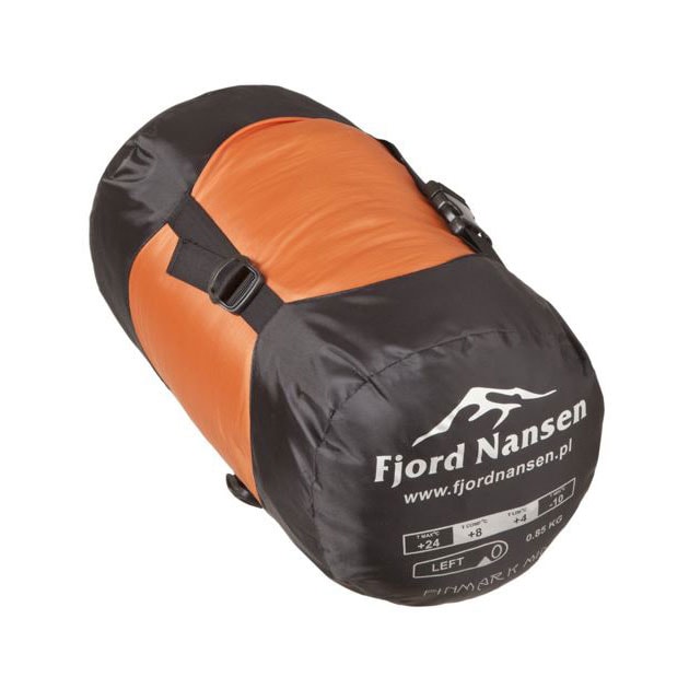 Fjord Nansen Finmark Mid Carnelian makuupussi 850 g - vasen